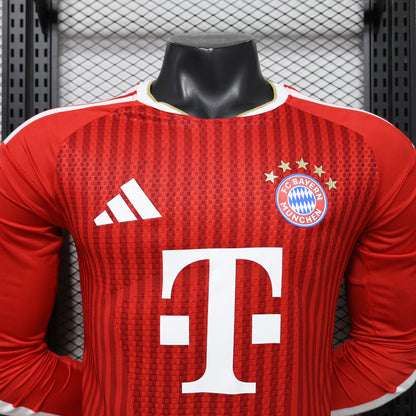 2026/27 Bayern Munich home Long sleeved Player Version front close-up