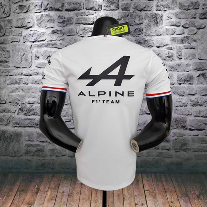 Alpine F1 Team White T-Shirt – Gaoshan Edition S–5XL