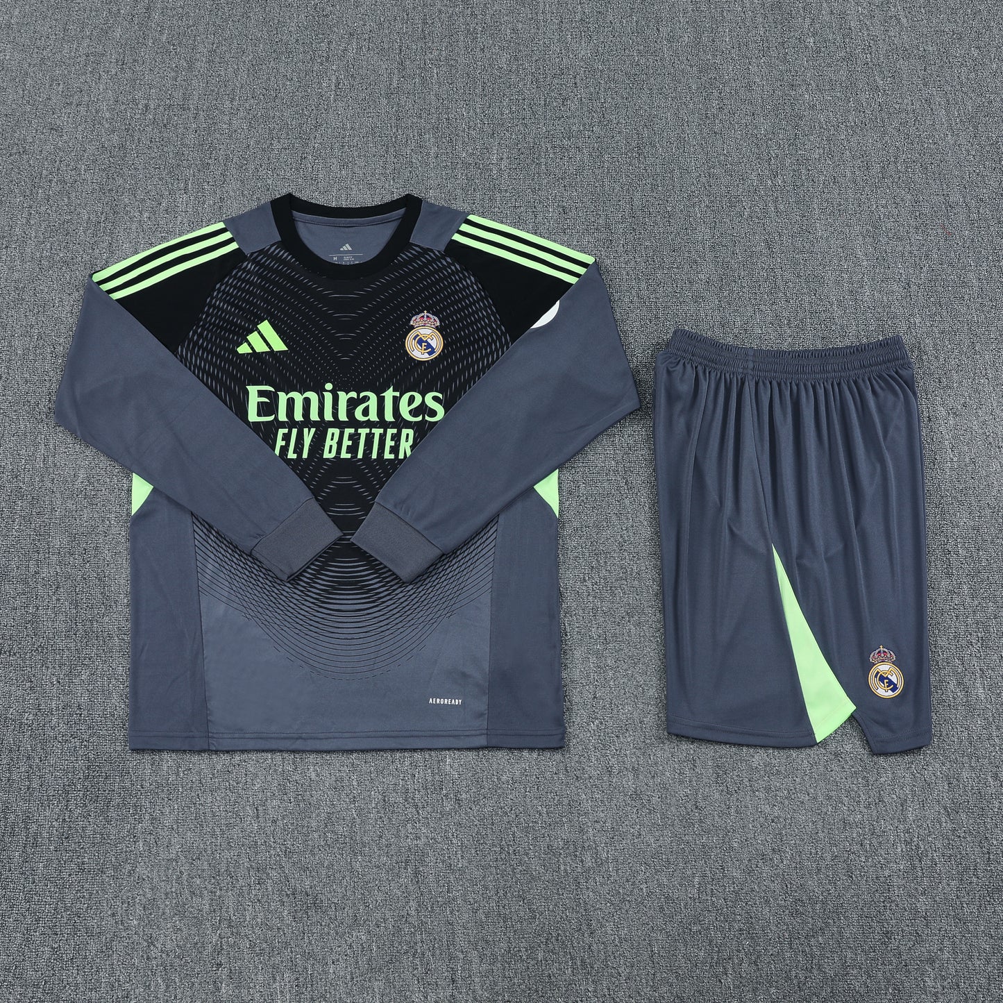 25/26 Real Madrid grey long sleeved goalkeeper S-XXL