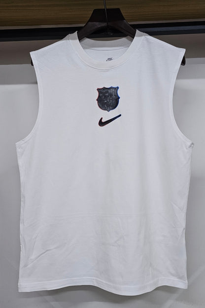 25/26 Barcelona pure cotton football vest T-shirt (S-3XL)