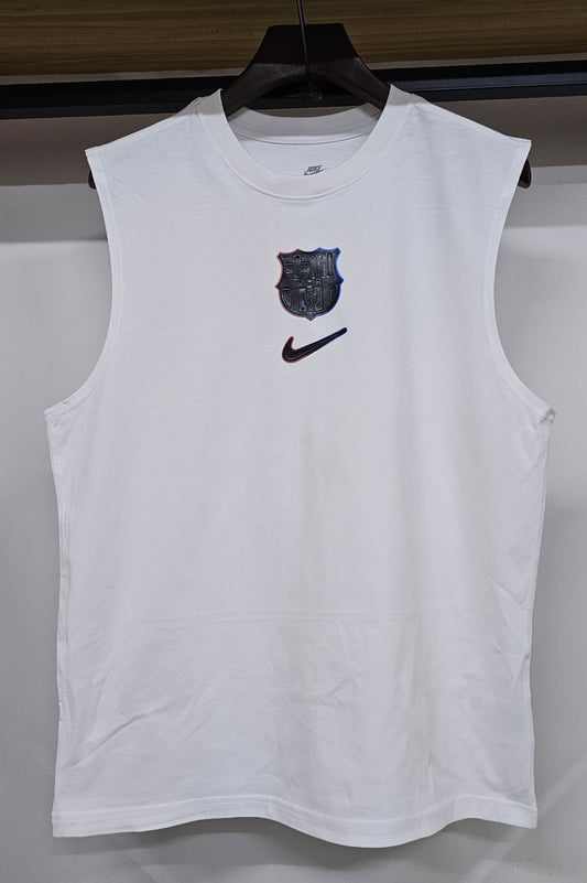 25/26 Barcelona pure cotton football vest T-shirt (S-3XL)