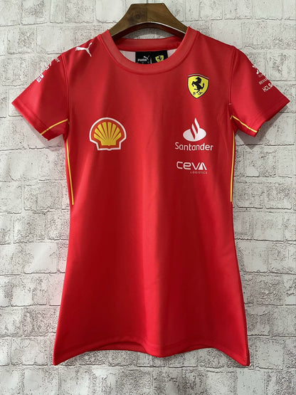 Scuderia Ferrari F1 Women’s T-Shirt – 2024 Team Edition (S–XL)