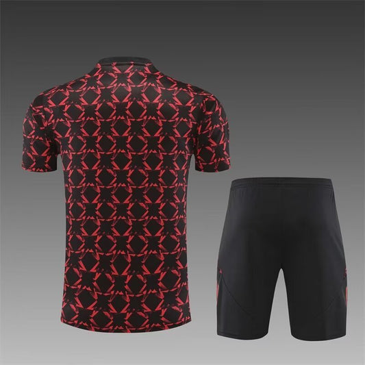 Kids Manchester United Pre-Match Set – Black/Red