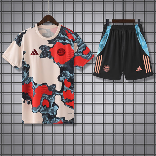 Bayern Munich 25/26 Training Suit – Red & Blue Abstract Design