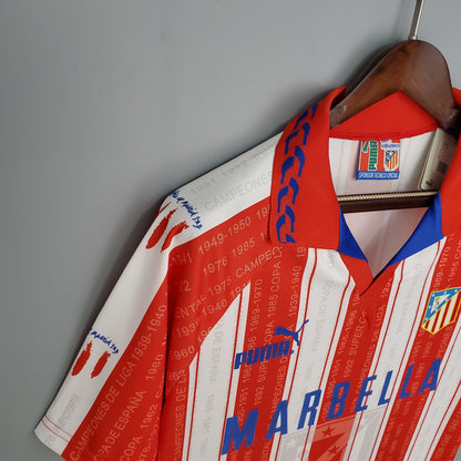 Retro Atletico Madrid 95/96 Home Kit