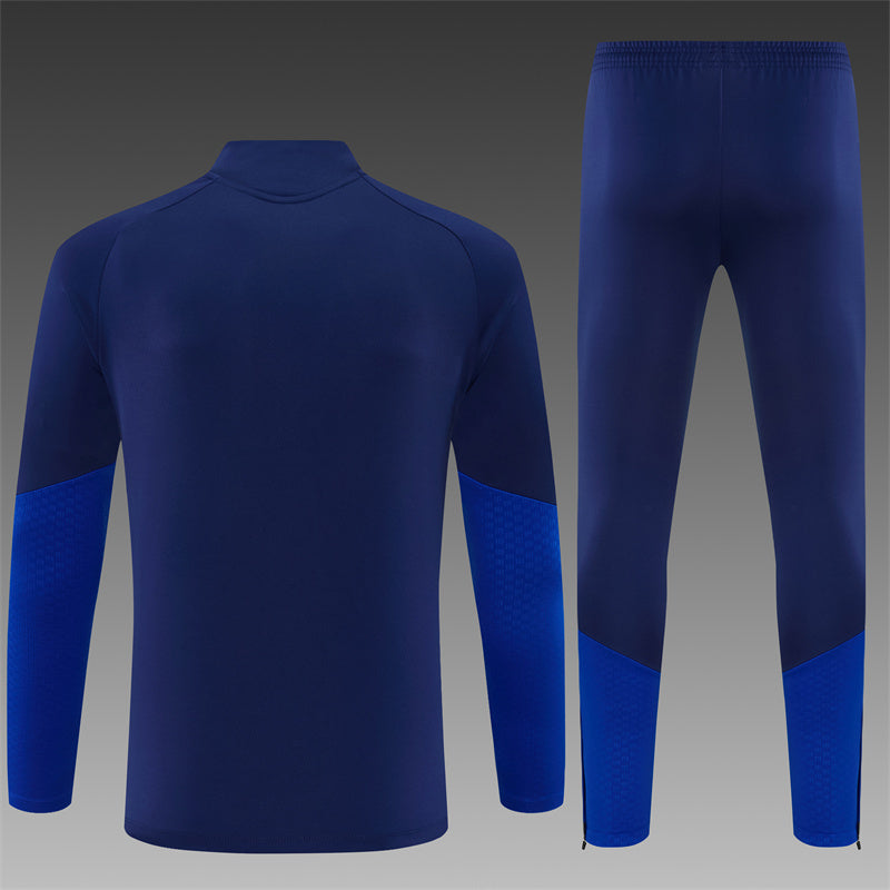 2026/27 Colombia Royal Blue Half Pull Training Suit