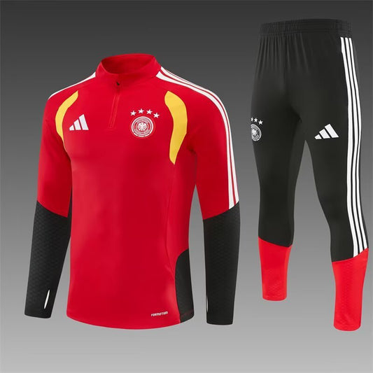 2026/27 Germany Red Half Pull Training Suit