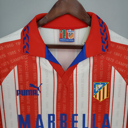 Retro Atletico Madrid 95/96 Home Kit