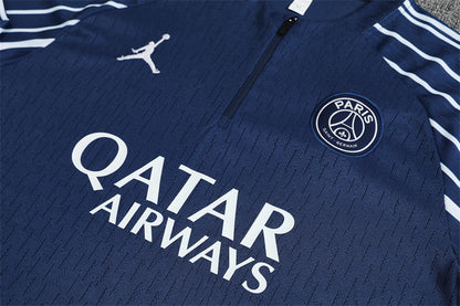 2025/26 Jordan PSG Royal Blue [Champions League Edition] Half Pull Training Suit (Adults&Kids)