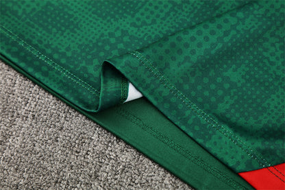 2025/26 AC Milan Green Half Pull Training Suit (Adults&Kids)