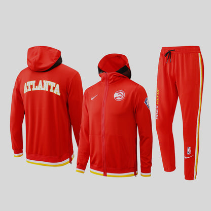 NBA Atlanta Hawks Red Tracksuit – Hoodie & Pants (S to 2XL)