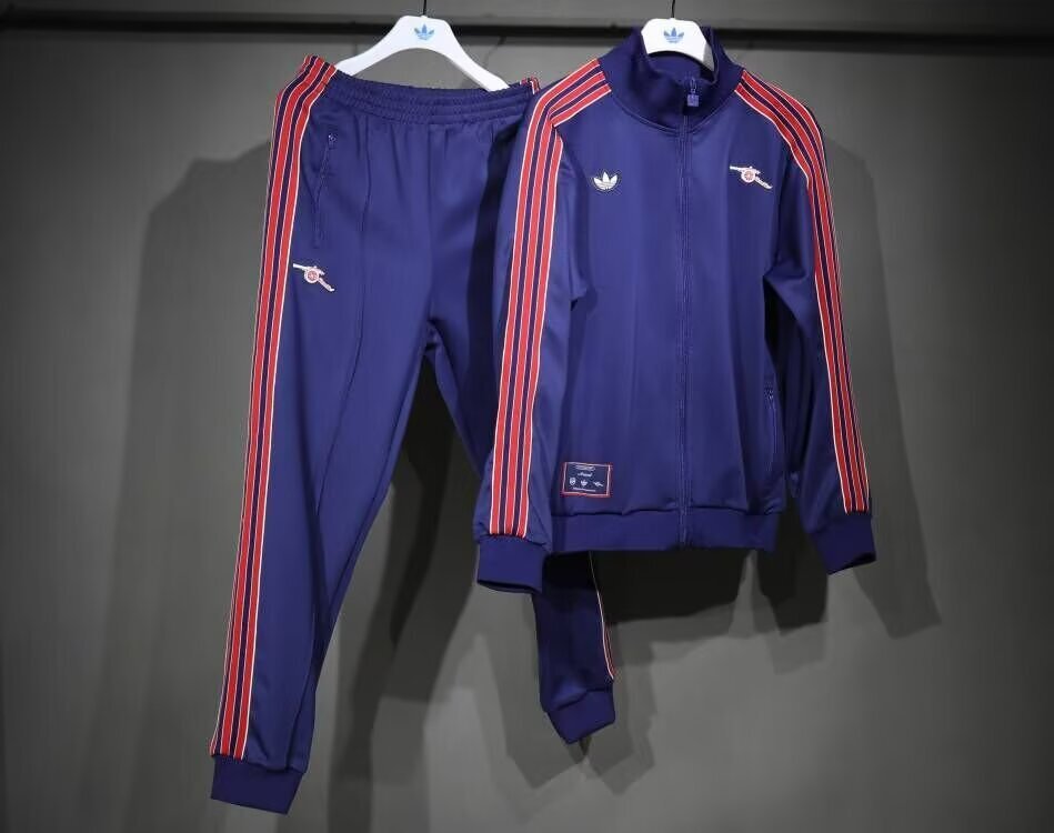 25/26 Arsenal Adidas Originals Retro Jacket Set (S–XXL)