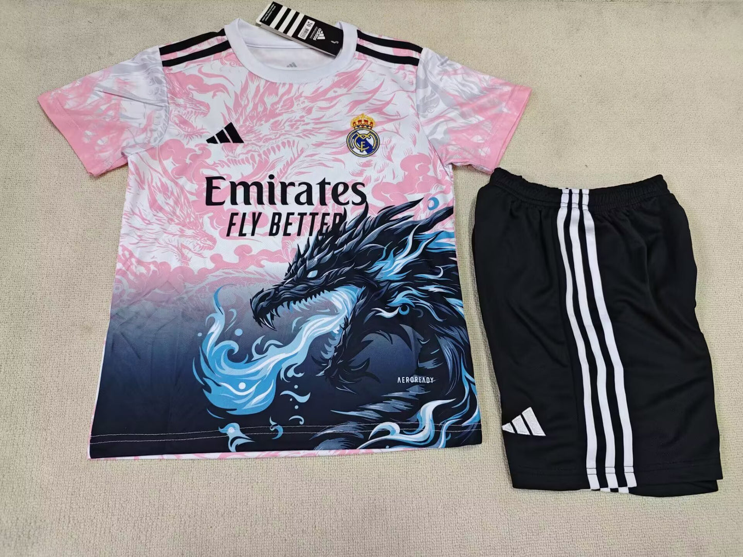 25/26 Kids Real Madrid Pink Dragon Size16-30