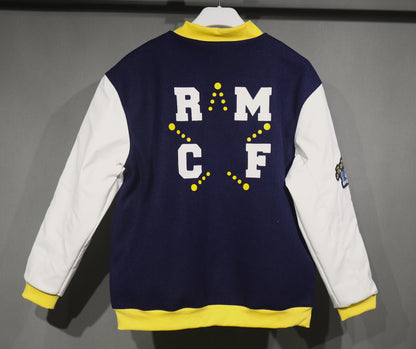 25/26 Real Madrid Leisure Culture Campus Style Baseball Jacket (S–2XL)