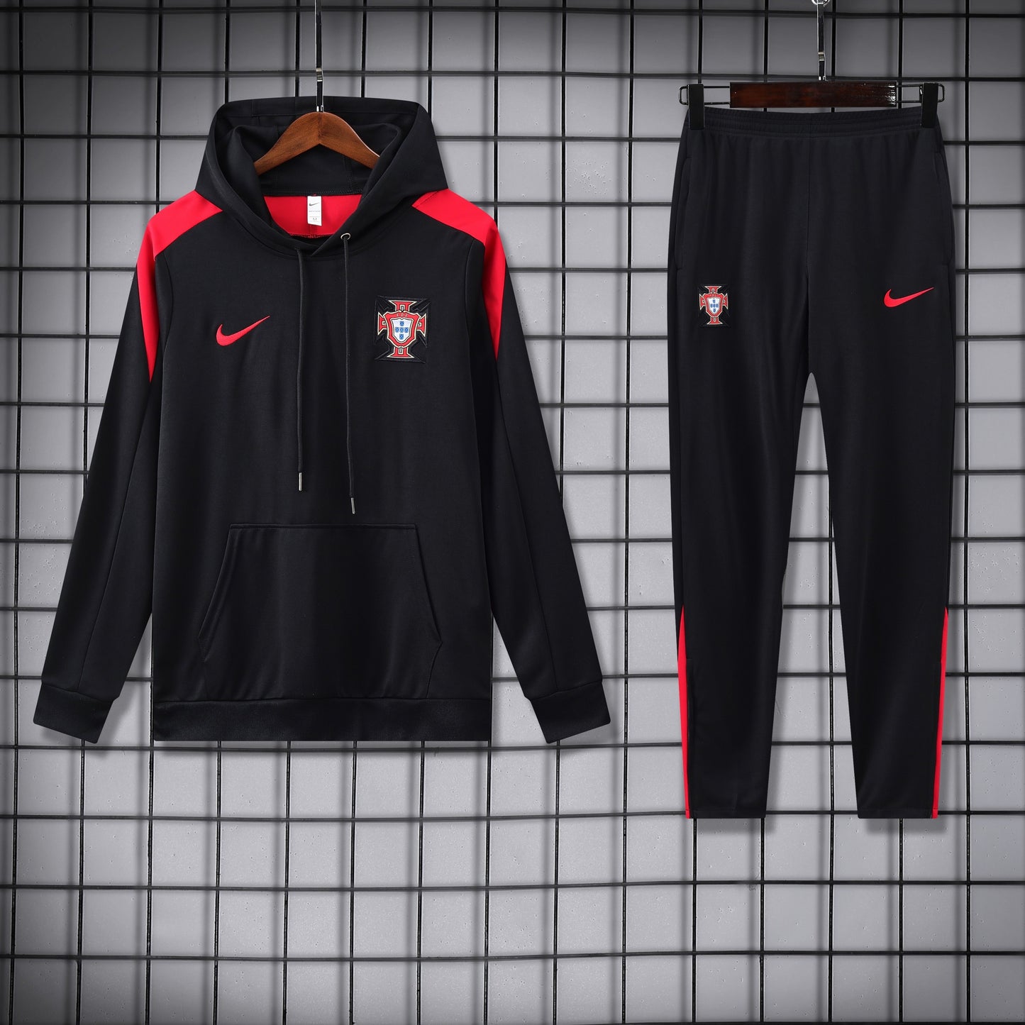 Portugal hoodie training uniform