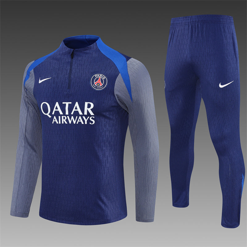 2025/26 PSG Royal Blue Half Pull Training Suit (Adults&Kids)