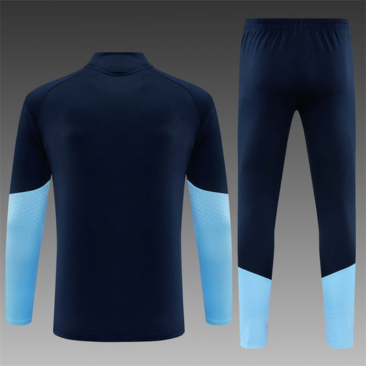 2026/27 Argentina Royal Blue Half Pull Training Suit