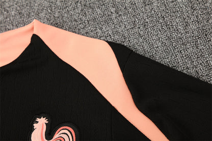 2025/26 France Black Half Pull Training Suit (Adults&Kids)