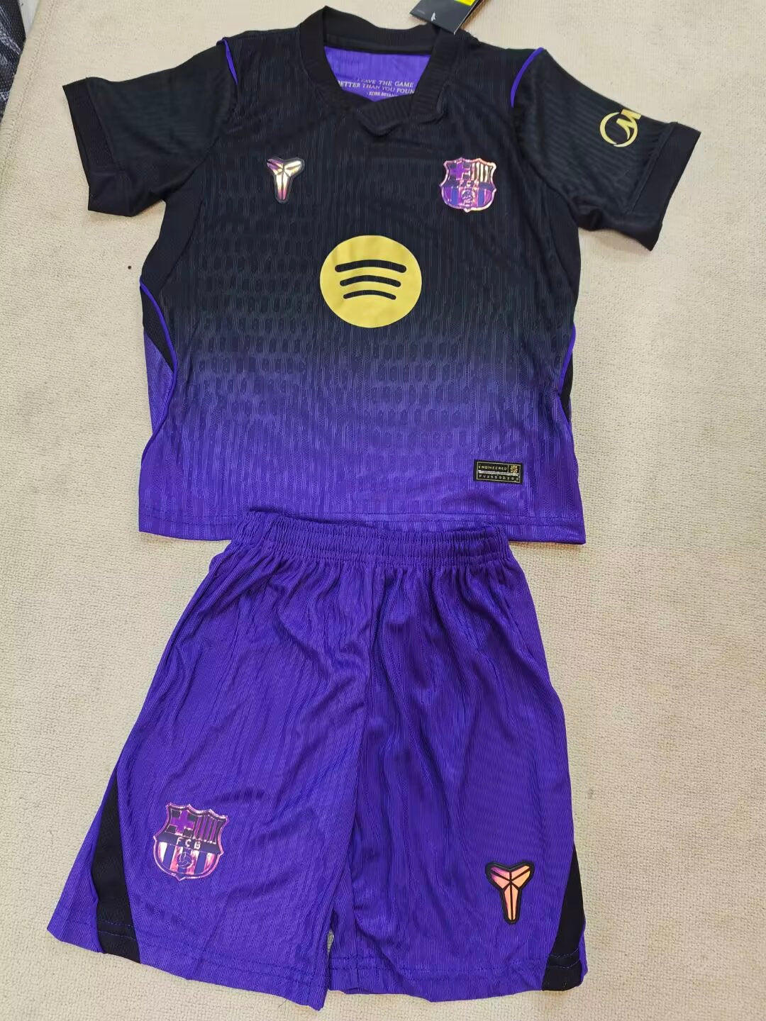 2026/27 Kids Barcelona Away Player Edition Football Jersey & Size 16-28