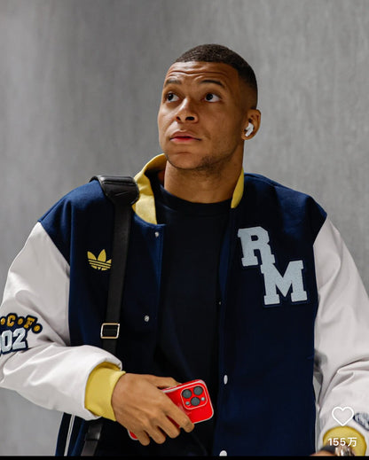 25/26 Real Madrid Leisure Culture Campus Style Baseball Jacket (S–2XL)