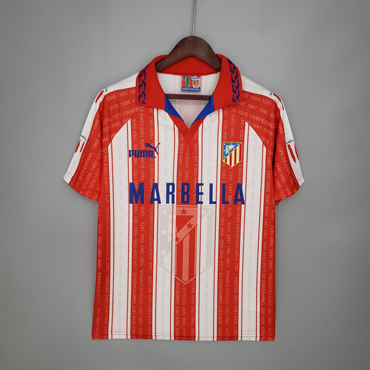 Retro Atletico Madrid 95/96 Home Kit
