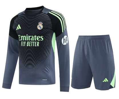 25/26 Real Madrid grey long sleeved goalkeeper S-XXL