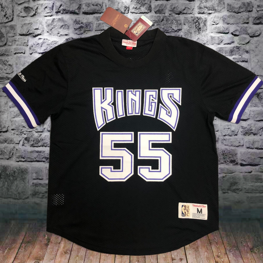 Mitchellness Kings 55 White Chocolate Williams Vintage Mesh Short Sleeve