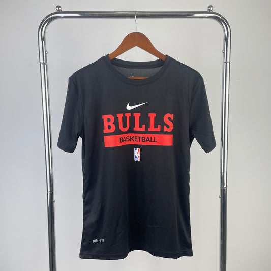 NBA Chicago Bulls Black T-Shirt – Quick Dry Training Tee