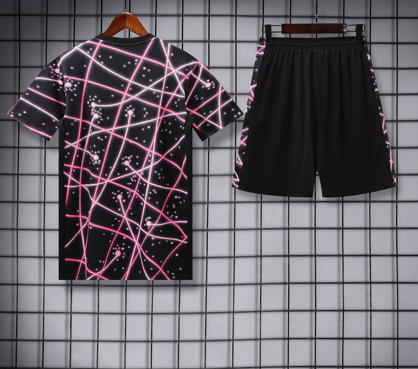 Paris Saint-Germain 25/26 Training Suit – Black & Neon Pink