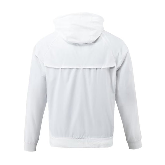 Corinthian White Windbreaker