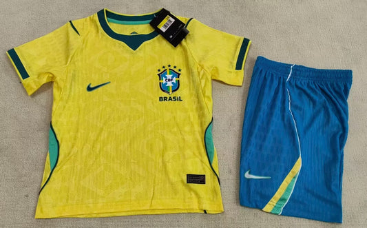 2026/27 Kids Brazil Home World Cup Jersey