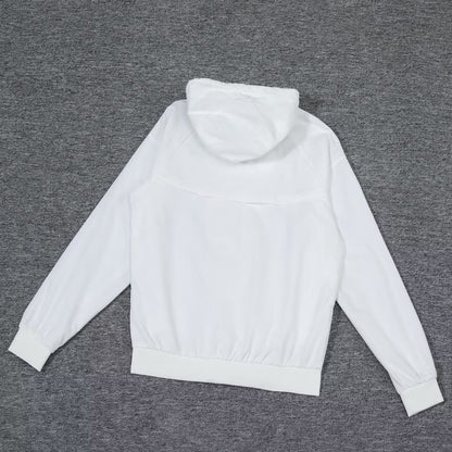 Corinthian White Windbreaker
