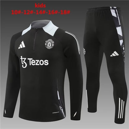 Manchester United Kids Training Suit – Black Edition