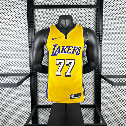 Lakers V-neck Yellow 77 # Dončić