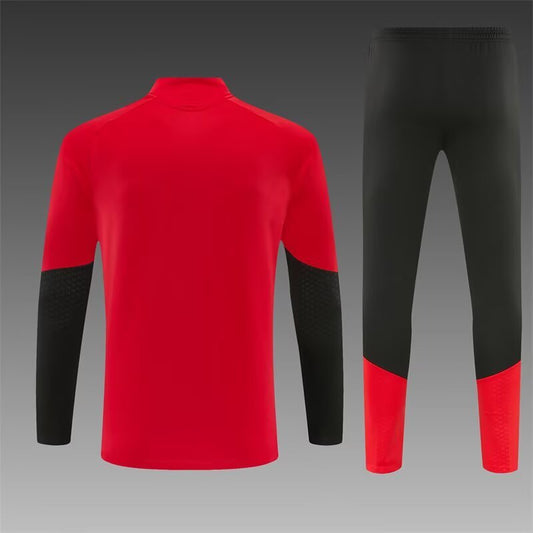 2026/27 Germany Red Half Pull Training Suit