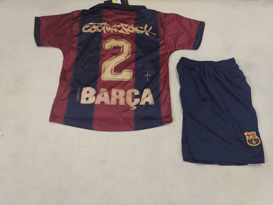 25/26 Kids Barcelona Retro Edition Size16-30