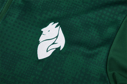 2025/26 AC Milan Green Half Pull Training Suit (Adults&Kids)