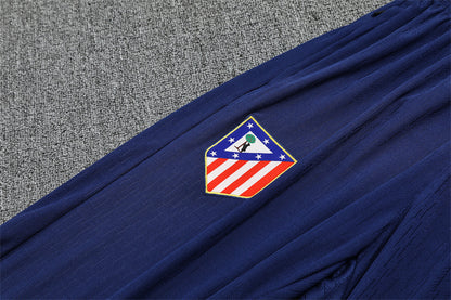 2025/26 Atletico Madrid Blue Half Pull Training Suit (Adults&Kids)