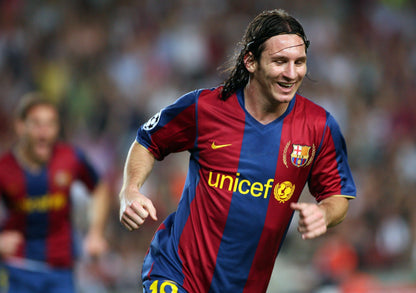 Retro 2007/08 FC Barcelona Home Jersey – Player Edition