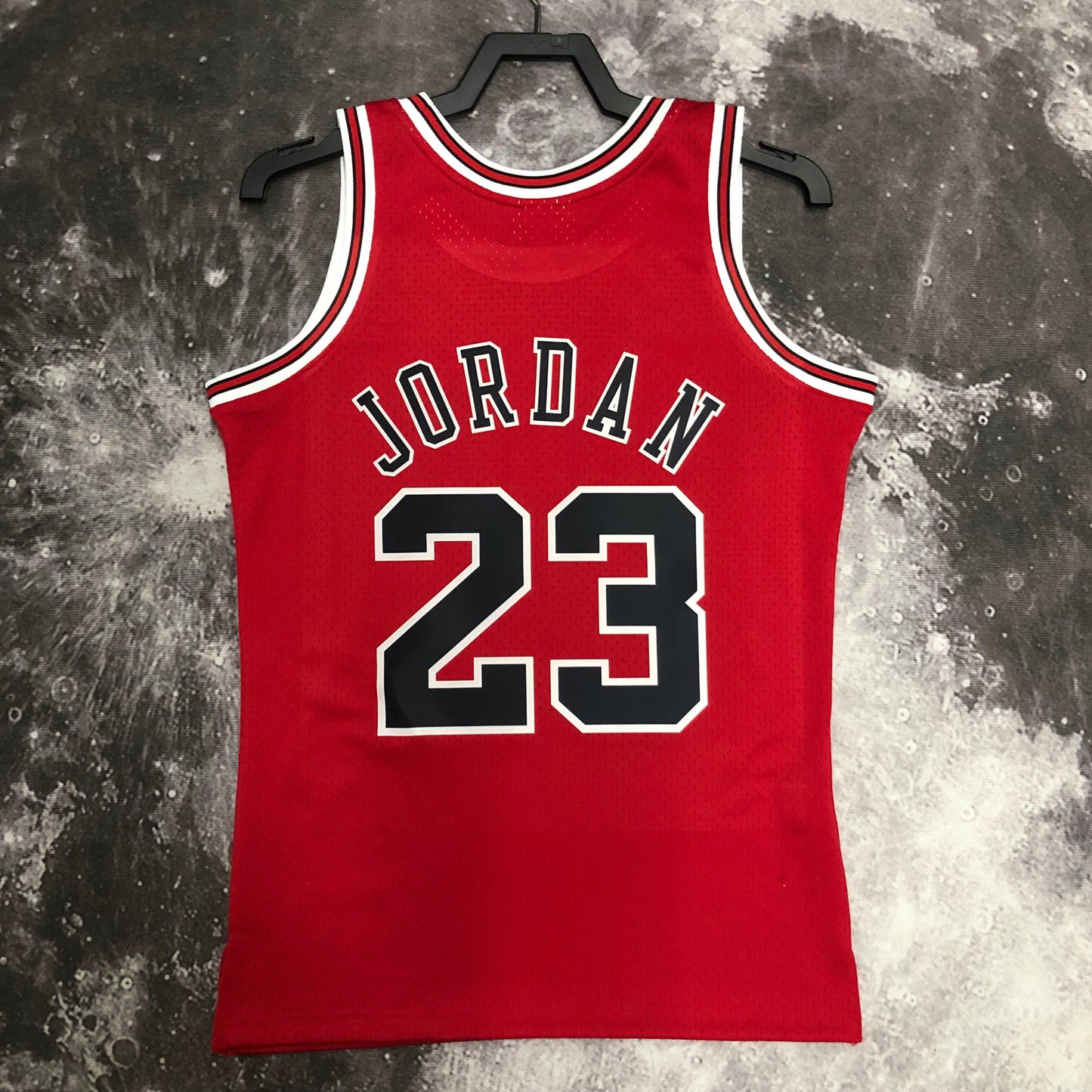MN hot-pressed vintage jersey: SW Bulls' 98 season Red No. 23 Jordan