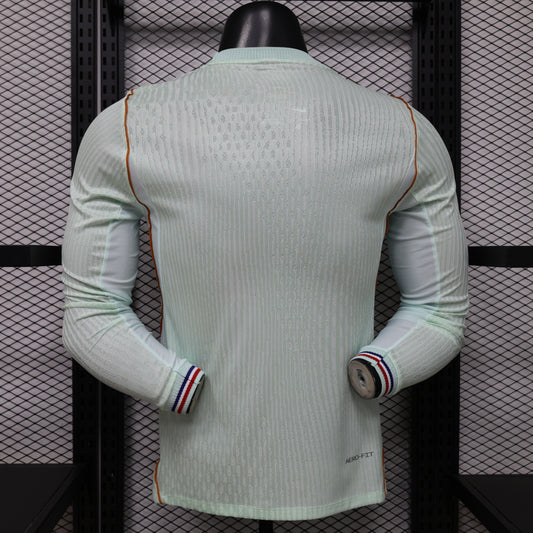 2026 France Away Long Sleeve Player Edition World Cup Jersey