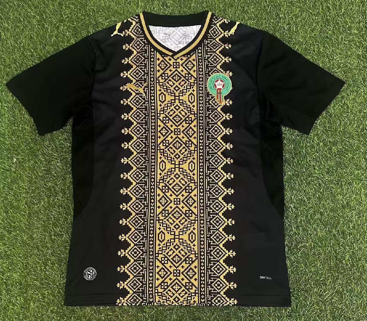 Morocco 2026/27 black kit voorkant