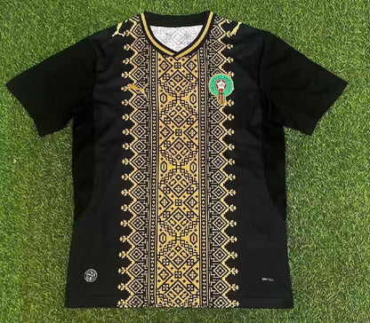 Morocco 2026/27 black kit voorkant