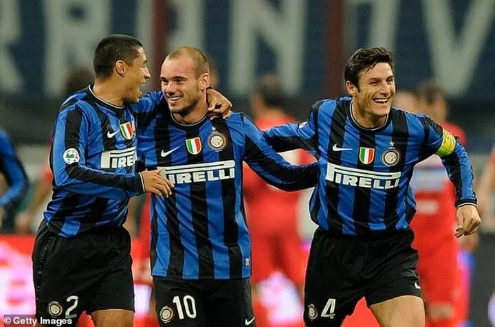 Retro 2009/10 Inter Milan Home Player Edition Shirt