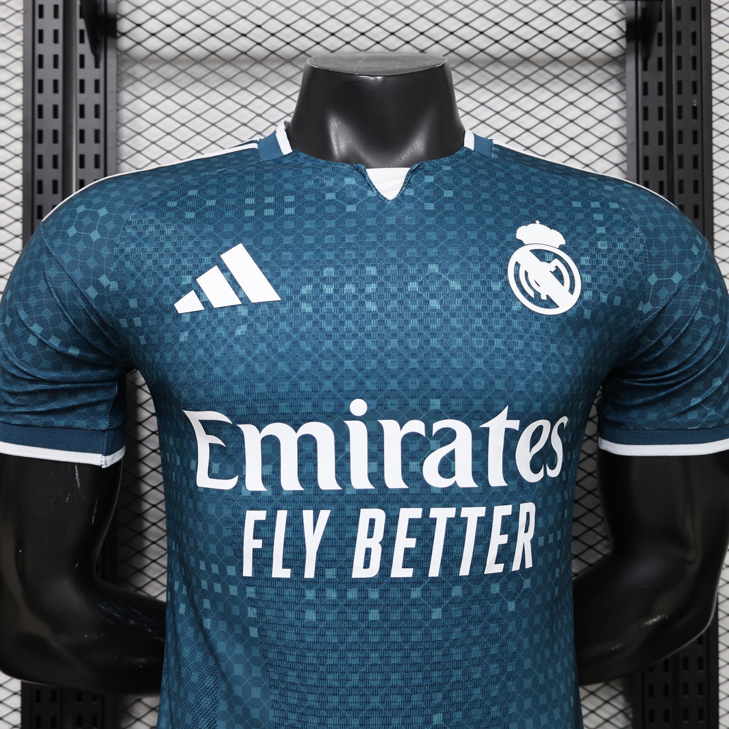 Real Madrid 2026/27 away player version close-up