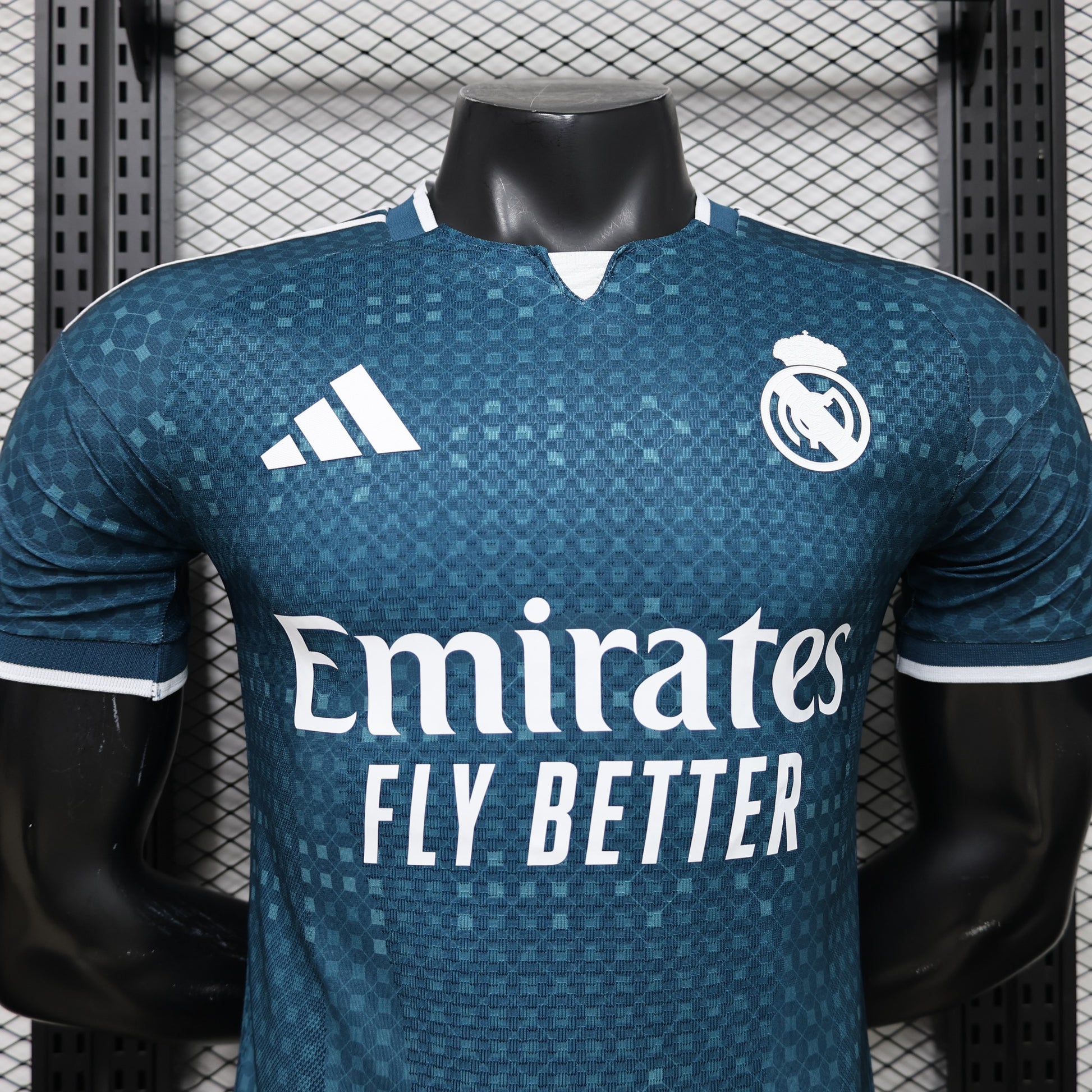 Real Madrid 2026/27 away player version close-up